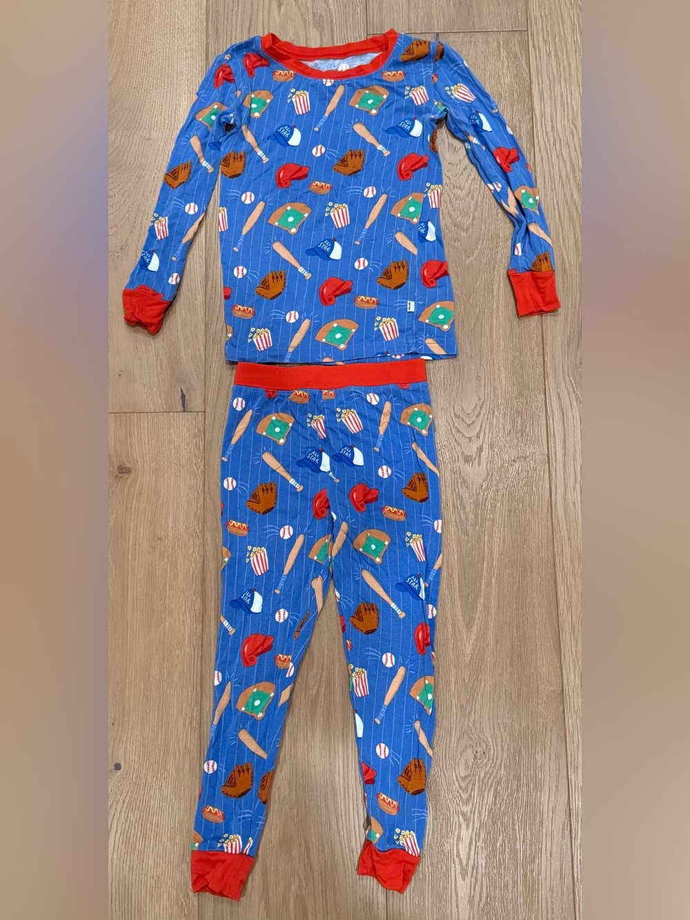 Little Sleepies 3T All Star Baseball Pajamas